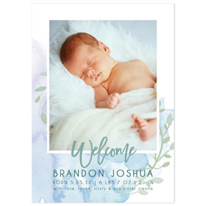 Birth Announcement Magnet Card Designs