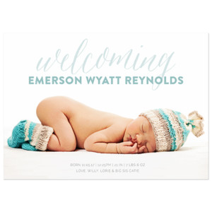 Birth Announcement Magnet Card 1ph-13