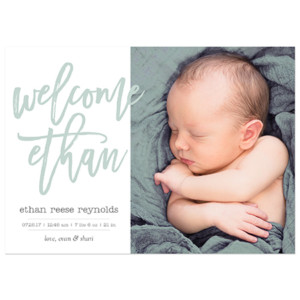 Birth Announcement Magnet Card Designs