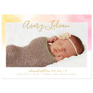 Birth Announcement Magnet Card 1ph-13