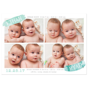 Birth Announcement Magnet Card Designs