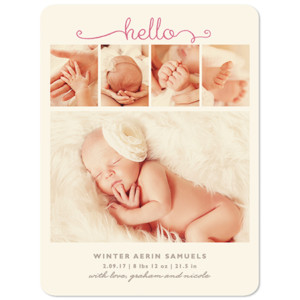 Birth Announcement Photo Card