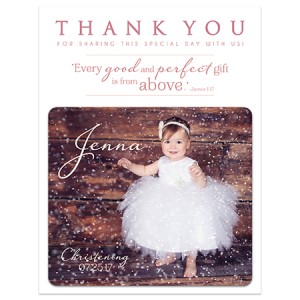 Christening Magnet & Attach-Card