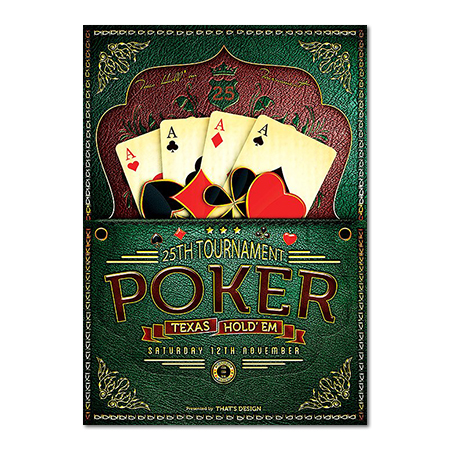 Poker Invitation Card