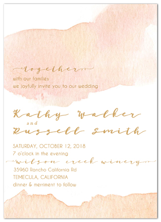 Wedding Invitation - Floral Bright