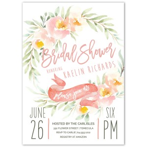 bridal-shower-peach-pink-flower-wreath-invitation