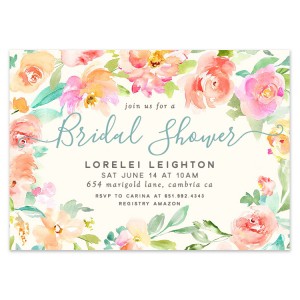 bridal Shower Spring Blooms Invitation